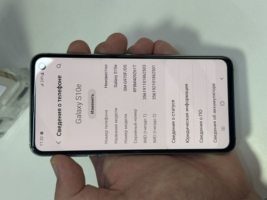 Samsung S10e 128gb ozu 6
