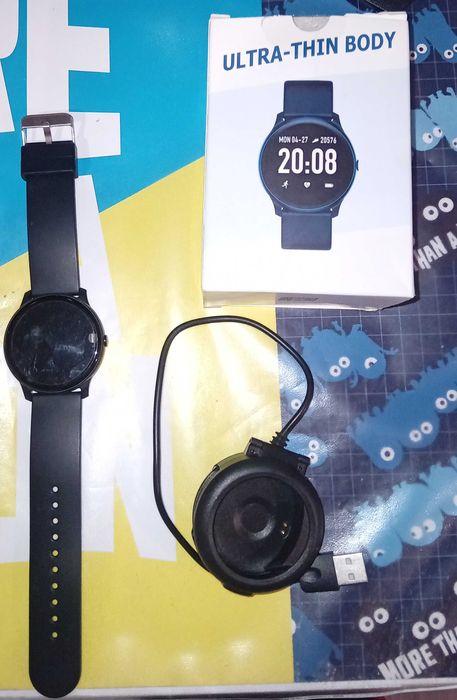 Smart часовник-черен