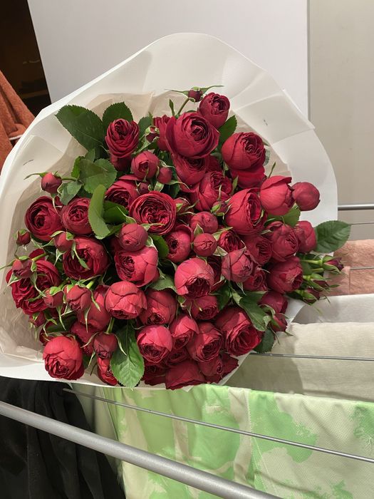 Букет покупали только что