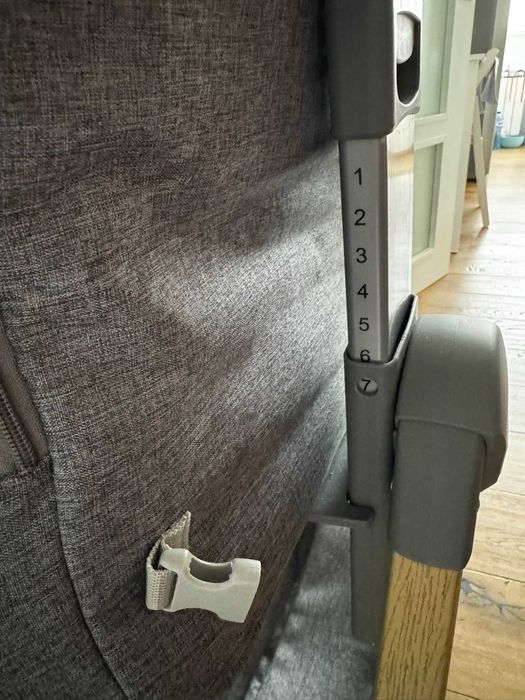 Бебешка кошара KikkaBoo - Nanna, тъмносив меланж