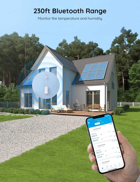 Govee комплект от 3 броя Bluetooth сензори за температура и влажност