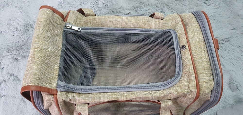 Geanta pentru animale de companie,de mana,respirabila