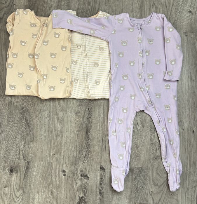 Ромпъри, бодита с дълъг и къс ръкав George 12-18 мес.