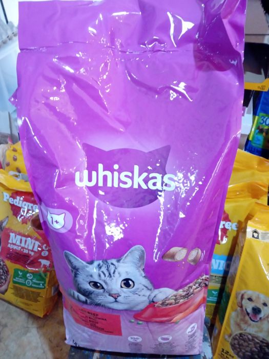 Суха храна за котки Уискас 14кг