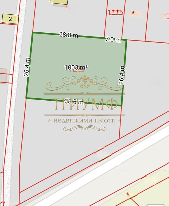 Продава се Парцел в с. Осеново, Област Варна - 1003 кв.м за 29 €/кв.м - Снимка #1