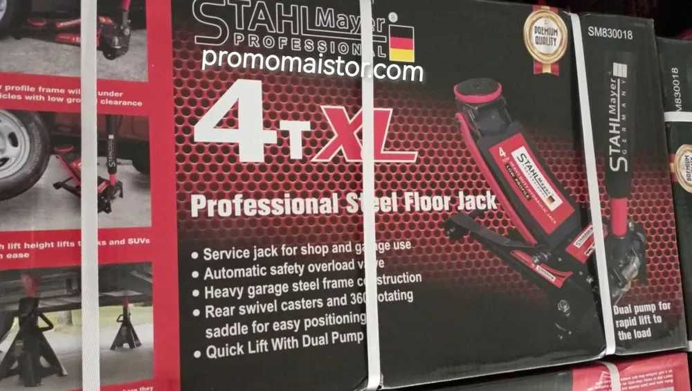 Професионален нископрофилен крик 4 тона Супер мощен