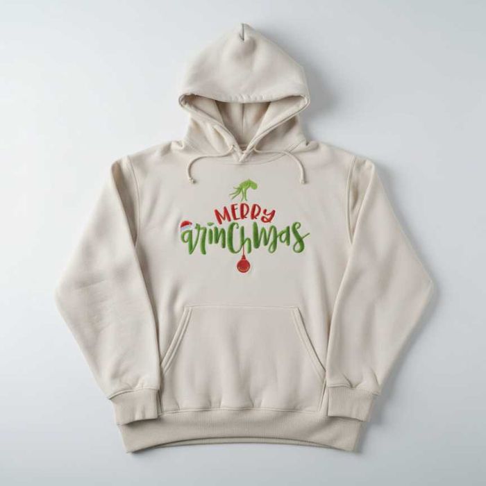 Hanorac Brodat de Crăciun – „Merry Grinchmas”