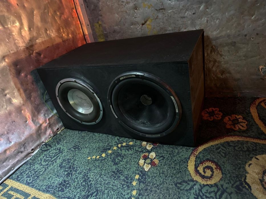 Саббуфер с 2 динамиком