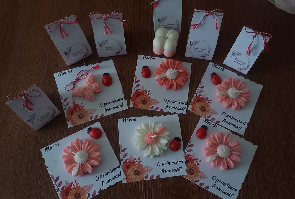 Mărțișoare parfumate ceară