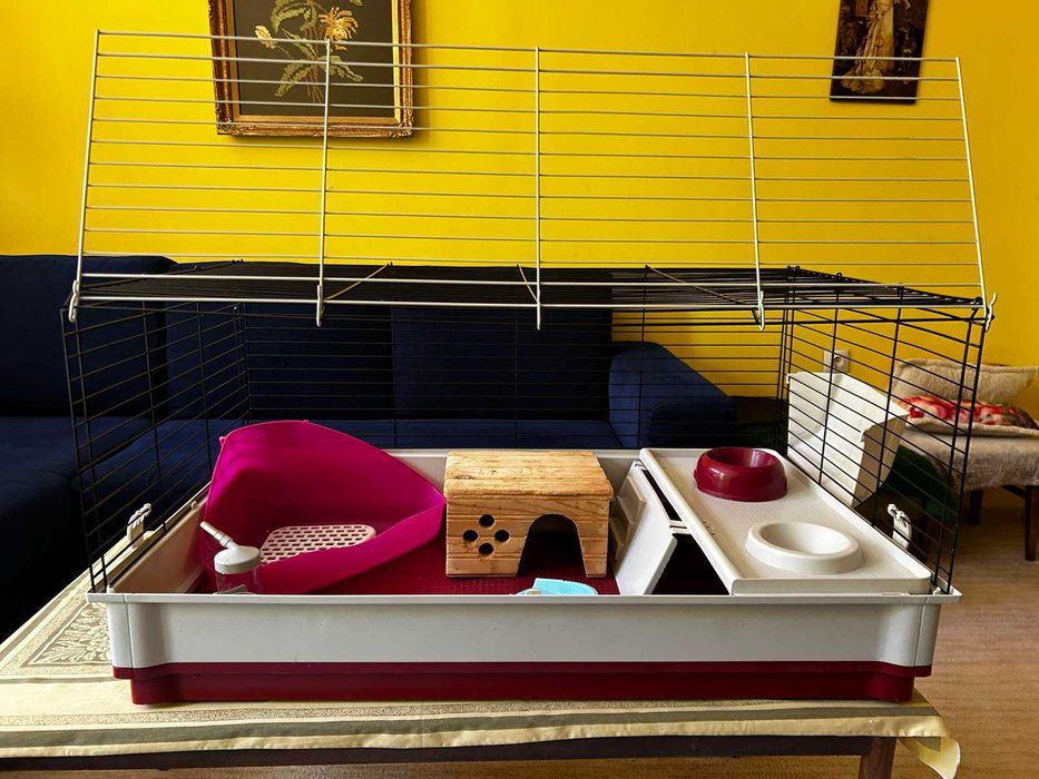 Оборудвана клетка за зайци / гризачи + много бонуси