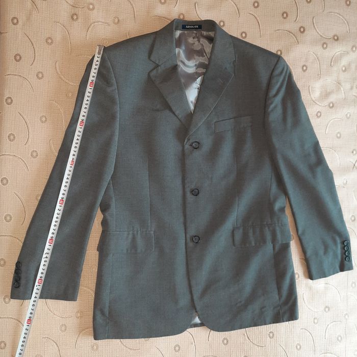 Мъжки костюм, сив, Аполон, 50R