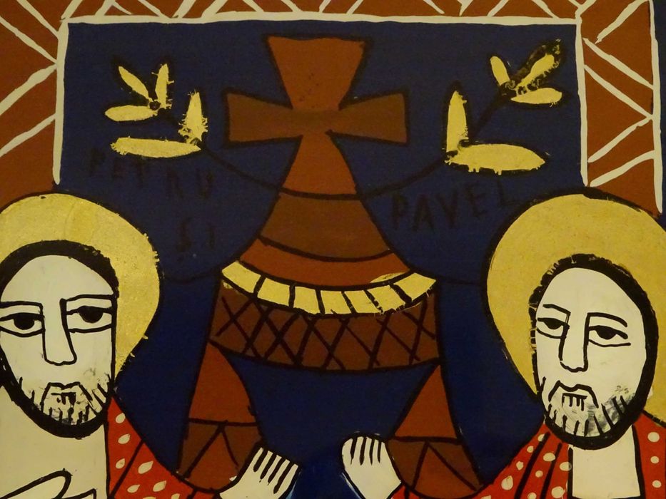 Icoana ‘Sfintii Apostoli Petru si Pavel, pictura Feur Gheorghe, Nicula