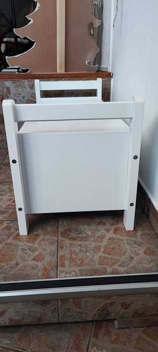 Ladă depozitare albă