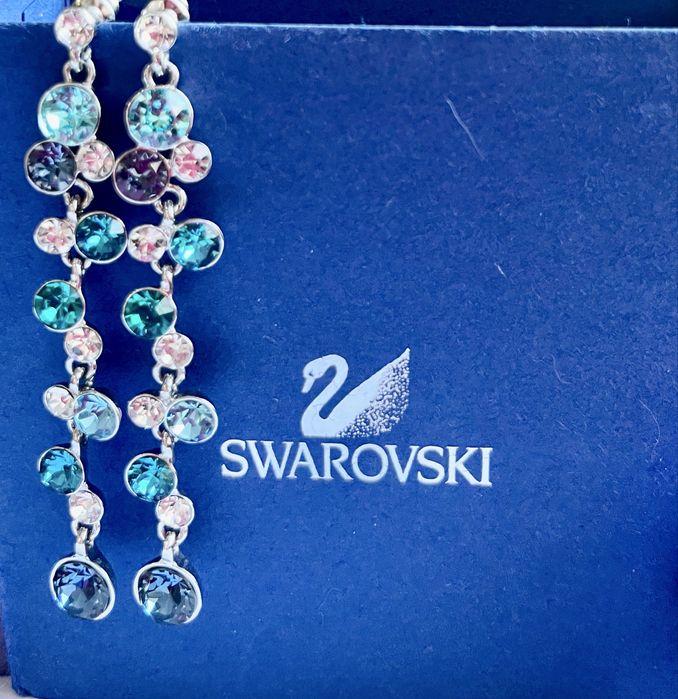 Серьги с кристаллами Swarovski