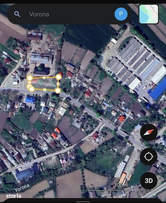 Clădire P+1 cu 2000 mp teren Vorona