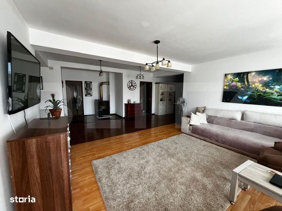 Casa individuala, 186 mp, un nivel, 1174 mp teren, zona Apahida