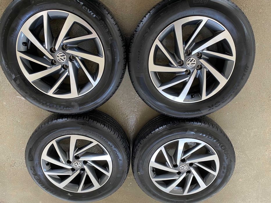 Jante originale VW (Volkswagen)17 cu anvelope de vara WOODSTOCK