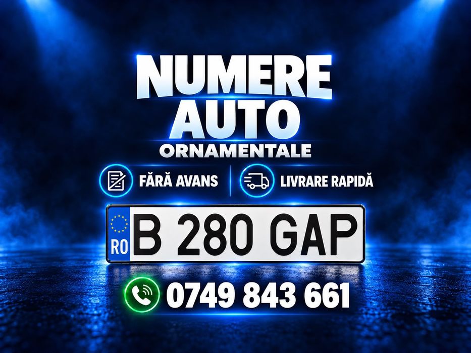 Numere auto personalizate
