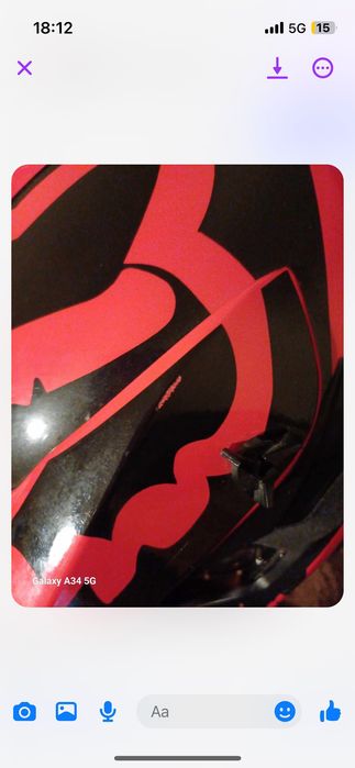 Каска за мотокрос fox v1