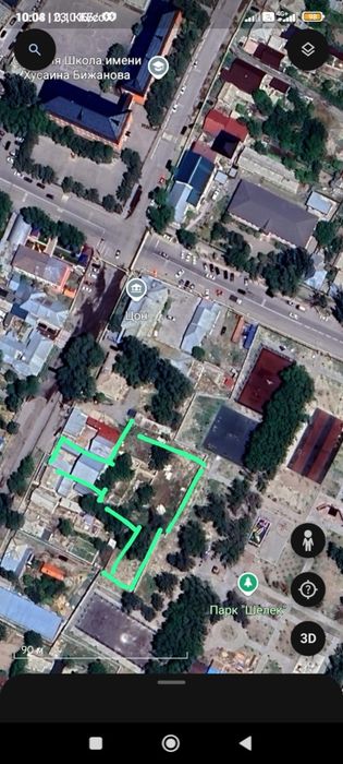 Участок в центре Шелека