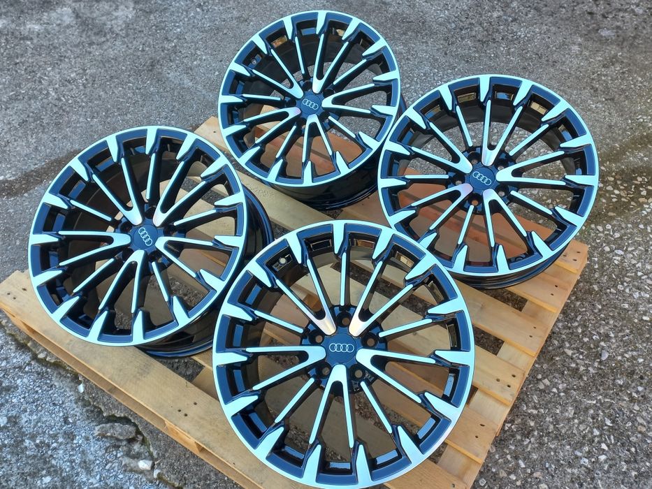19.Audi S.Line 8.5j et35 Black Polish Diamond A3 A4 A6 A7 A8 Q2 Q3 Q5