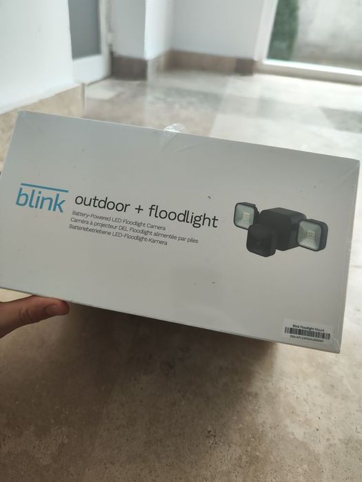 Camera de supraveghere Blink Outdoor + Floodlight IP Negru,sigilata