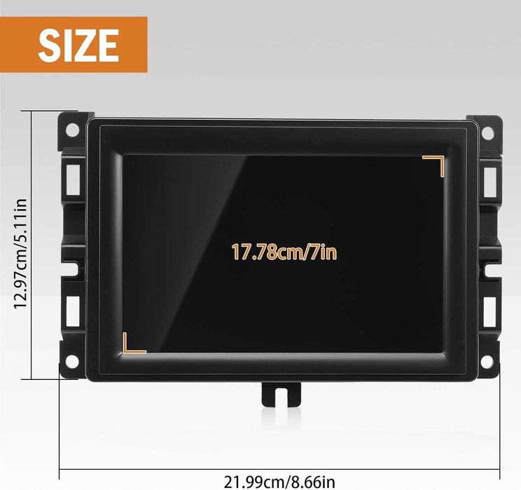 Display Touchscreen Navigatie 7 inch Jeep Compass 2017-2020 - Nou
