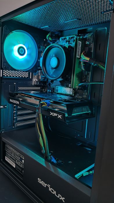 Pc gaming Rx 6600 8gb/Ryzen 5 5600X/16gb ram Gta V Fortnite Cs 2