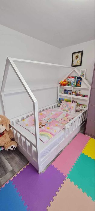 Pat casuta montessori pentru copii