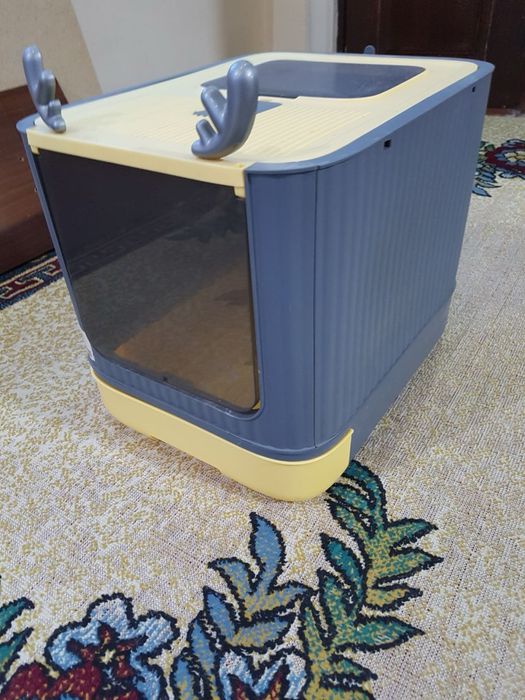 Закрытый лоток для кота (для котят до 1.5 лет)