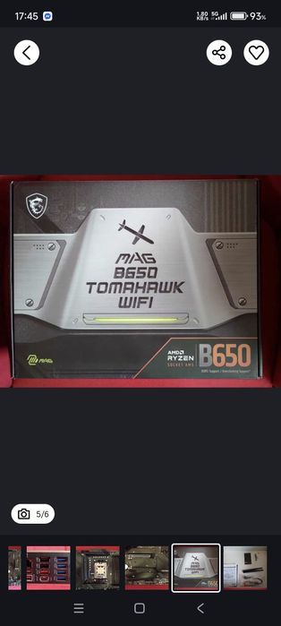 ryzen 7 7800x3d and b650 tomahawk wifi