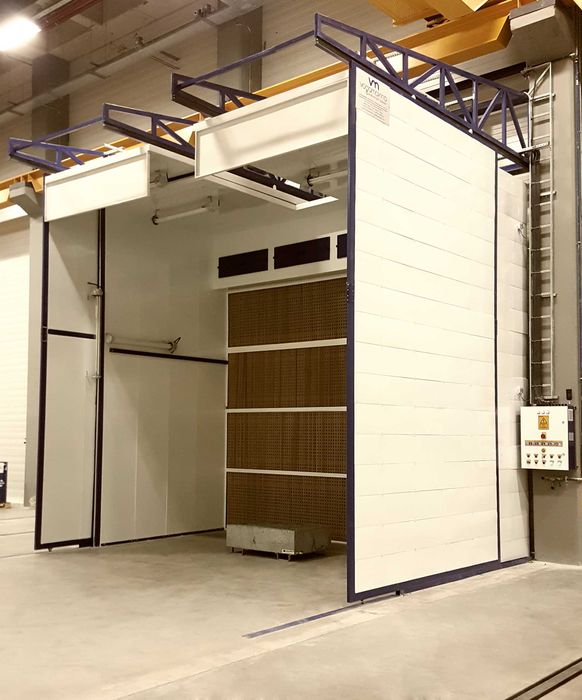 Аспирационна стена за боядисване