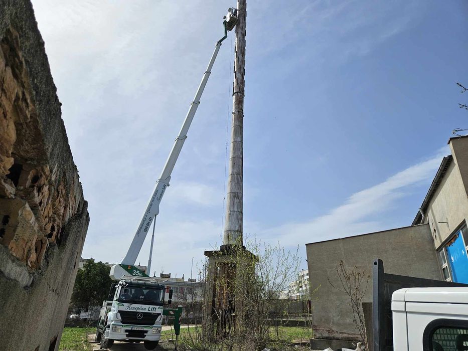 Авто вишка 35м Bison Paufinger