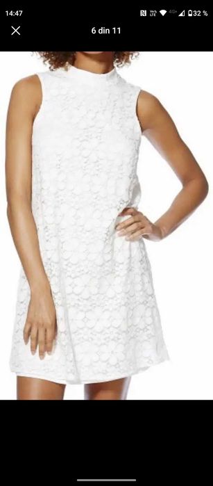 Rochie scurta, noua, alba - marimi xs-xl