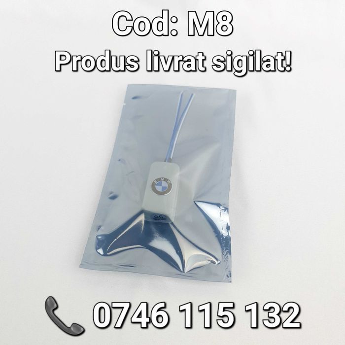 Modul Plasă Scaun BMW-Pt 3Fire-Senzor Ocupare Scaun Pasager-Anulare Eroare Airbag-Gata de Montaj sau Doar Modul-E90 E91 E87 E81 E60 E65 X1 X3 X5 X6-M8