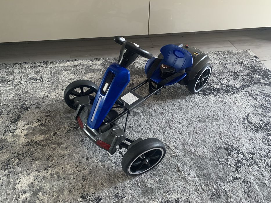 Kart Electric Pliabil Pentru Copii, 3-7 Ani, Albastru, 12V, 12 Ah