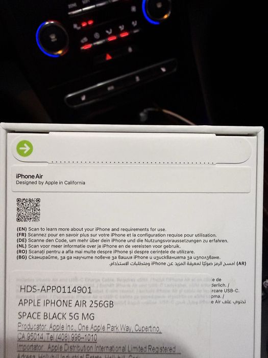 Iphone 17 Air Black 256gb