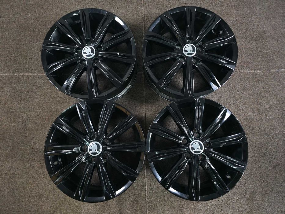 4 Jante Aliaj 5x112 17'' 6.5J ET 52 - OEM VW Touran Sharan Caddy T-Roc Golf Tiguan / Skoda Octavia Superb Karoq Yeti