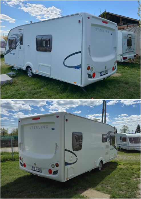 Rulota Sterling Europa 550, 2010, Pat Fix, Cabina Dus, Off Camping, 2 zone