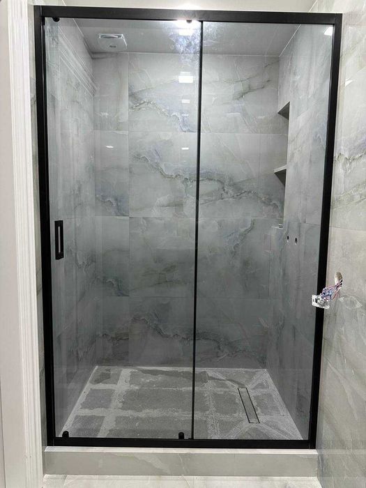 Стеклянные душевые кабины и перегородки на заказ под ключ