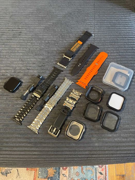 Apple Watch 9, 45mm GPS + LTE (Cellular) като нов!
