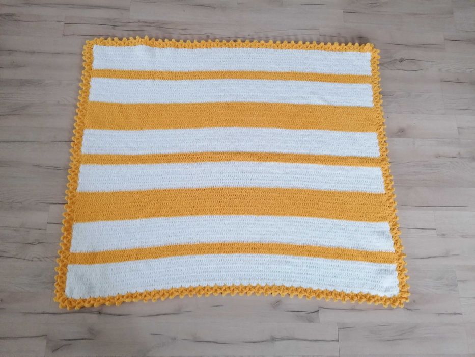 Paturica crosetata bebelusi cu fir pufos