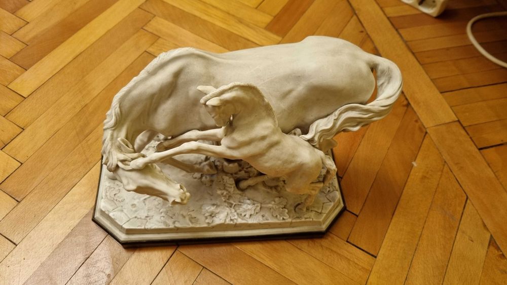 Statueta ceramica cai