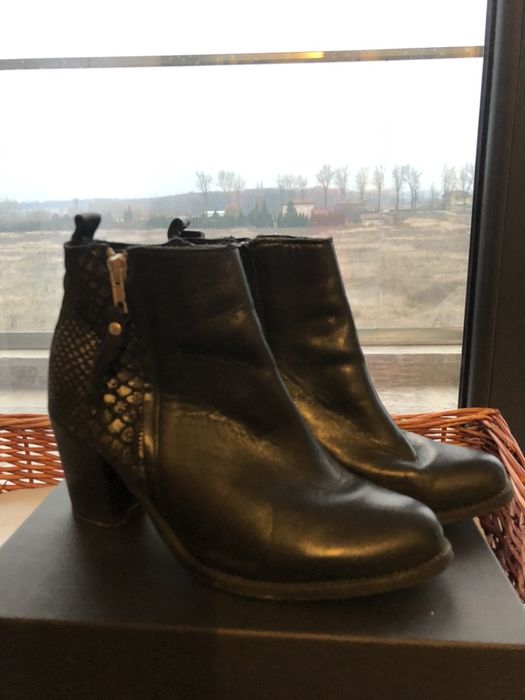 Ghete piele Zara/botine Benvenuti piele/ghetute