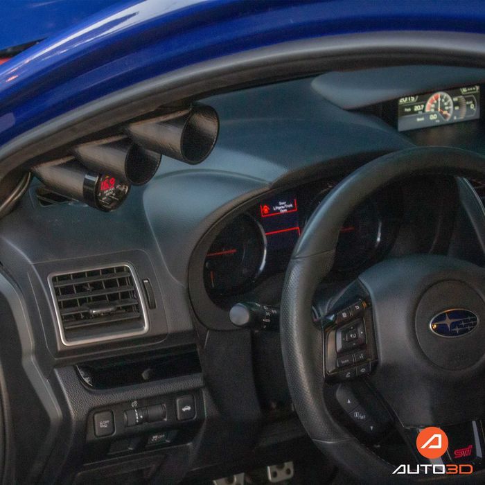Тройна стойка за уреди странична колонка 3х52мм Subaru Impreza 14-22