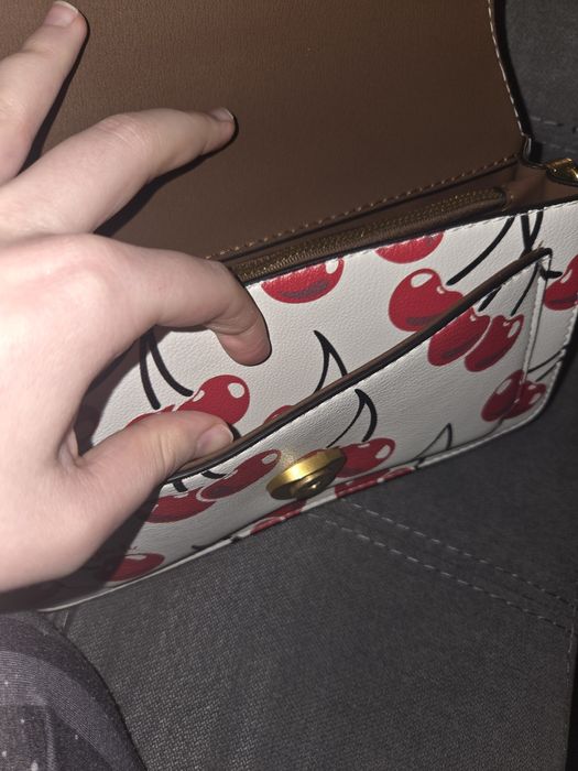 Чанта coach череши