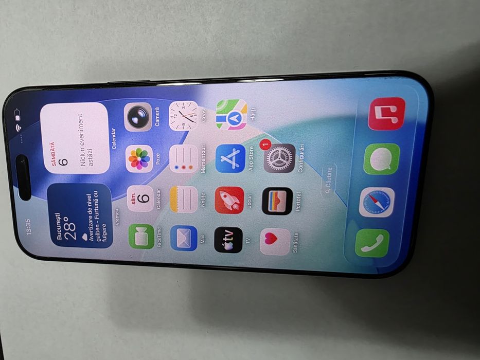 iPhone 16 Pro Max Black 256GB Liber de retea