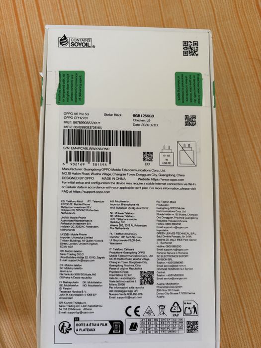 Oppo A6 PRO 5G nou nout.