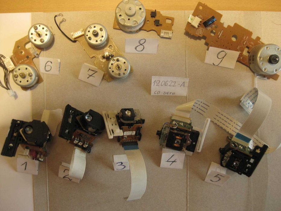 Лазери с оптика За СД възпроизвеждане от уредби и Мотори от тях