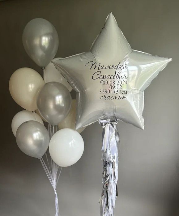 Воздушные шары на выписку